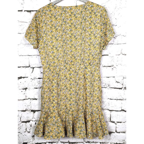 REVOLVE BB DAKOTA Boho Cottage Ditsy Floral "Big Flirt Energy" Mini Dress Large - Picture 8 of 11